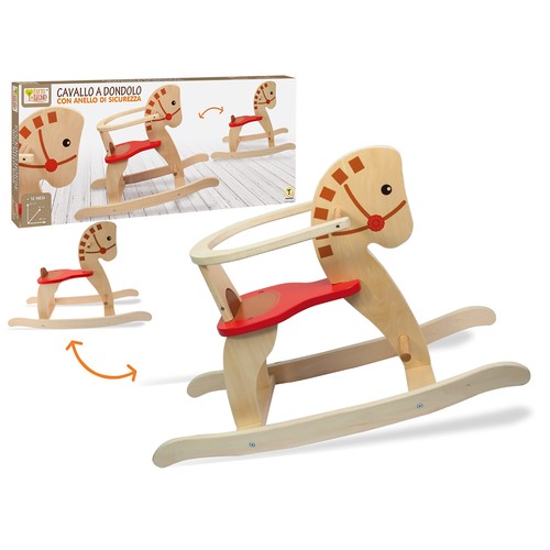 Cavallo dondolo legno - dondolo,