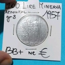 100 lire 1957 BB+ (2) RARA