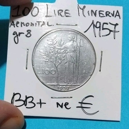 100 lire 1957 - , bb+