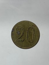 r69_440) Gettone Token per Consumazioni o Gioco NON CLASSIFICATO - AE  Ø 22 mm