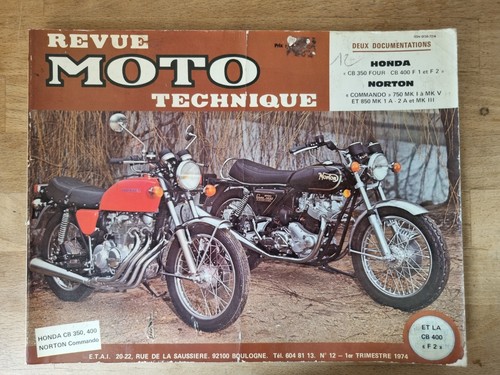 Revue technique moto honda - technique, cb