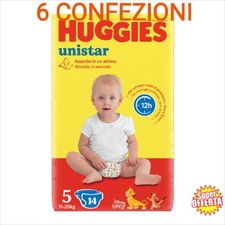 STOCK 6 PEZZI - HUGGIES