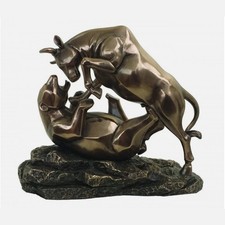 Statua Bull E Orso Bronzo