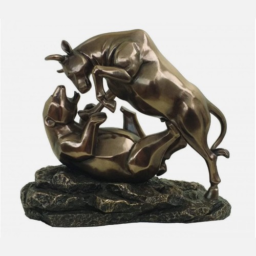 Statua bull orso - orso, bronzo