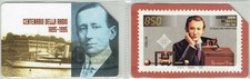 TESSERE TELEFONICHE CENTENARIO DELLA RADIO MARCONI 2 SCHEDE USATE