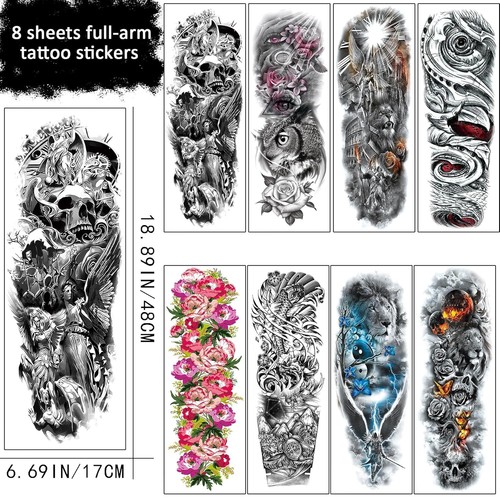 Fogli tatuaggi temporanei - fogli,