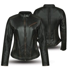 Donna Giacca Moto in Pelle