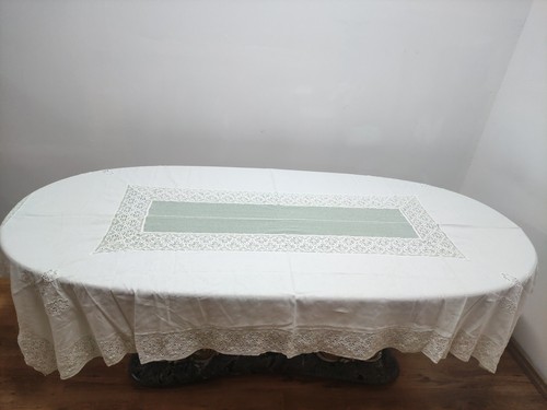 Antica tovaglia rettangolare - antica,