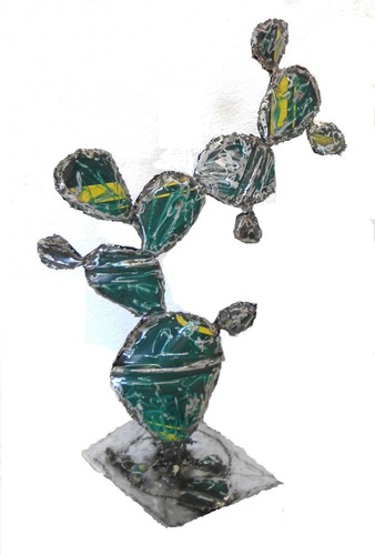 Cactus métal design figuier - cactus,