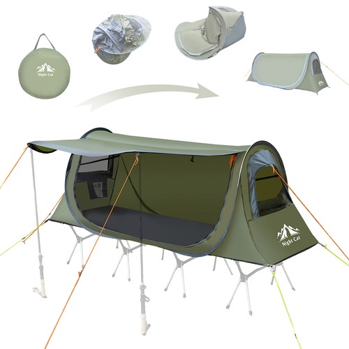 Tenda cabina istantanea verde
