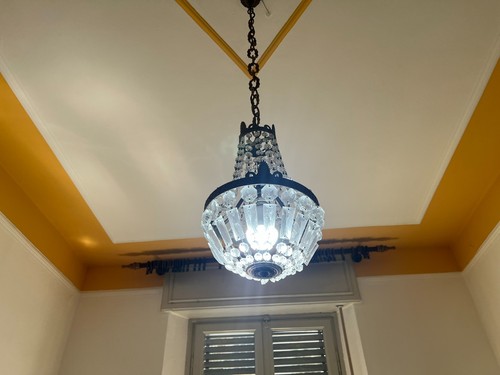 Lampadario cestello in - lampadario, a