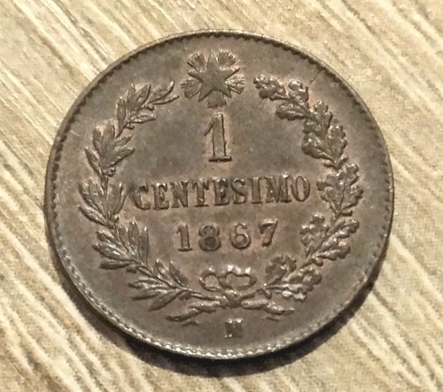 Centesimo 1867 - 1,