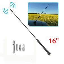 16" Antenna Mast Black Power