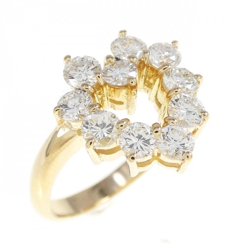 Autentico anello con - , diamanti