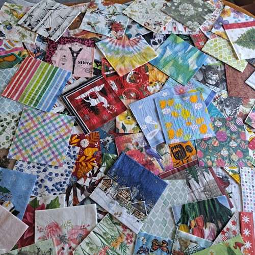 Decoupage napkins variety - decoupage,