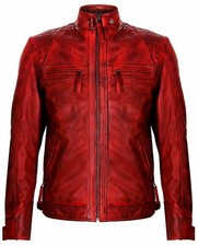 Cappotto Uomo Vintage Rosso