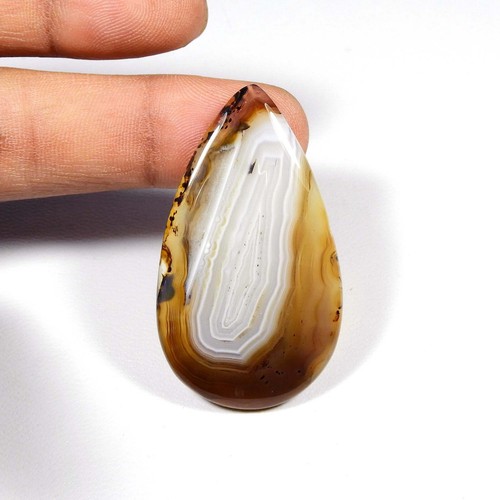 Agata montana cabochon - cabochon, lucido