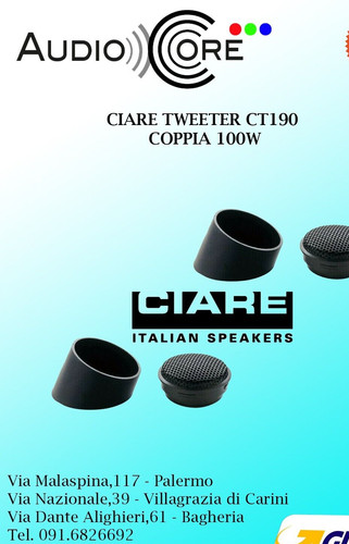 Ciare ct190 coppia tweeter - ciare,