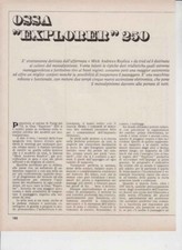 advertising Pubblicità-MOTO OSSA EXPLORER 250 1973  MOTOSPAGNOLE MOTOSPORT EPOCA