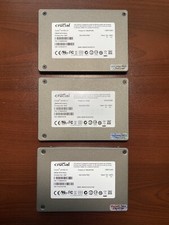 TRE (3) unità a stato solido Crucial M4 (CT256M4SSD2) 256 GB SATA-3 MLC 6 Gb/s 2,5"