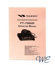 NUOVO Yaesu FT-7900R Manuale di Uso Libretto in Inglese