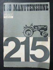 Uso Manutenzione 215 Fiat Trattori 1965 NCL90