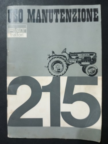 Uso manutenzione 215 fiat - uso,