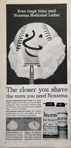 Pubblicità stampa noxzema - pubblicità,