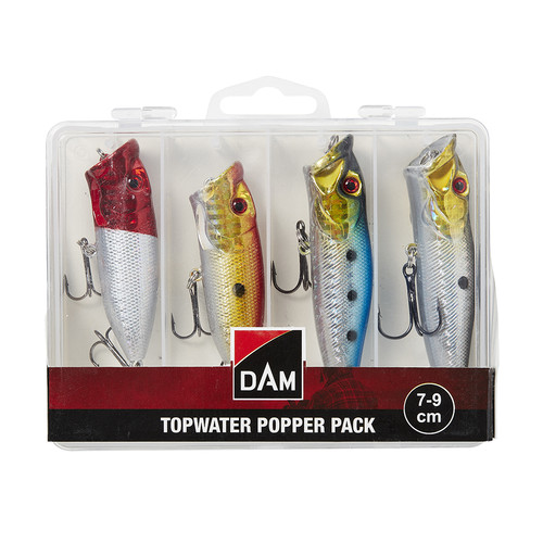 Dam topwater popper pack 9cm - dam,