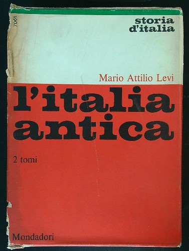Italia antica volumi levi - l'italia,