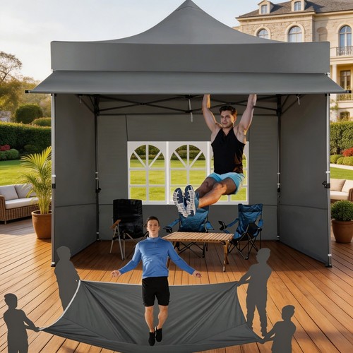 Gazebo pieghevole 3x3 - pieghevole,