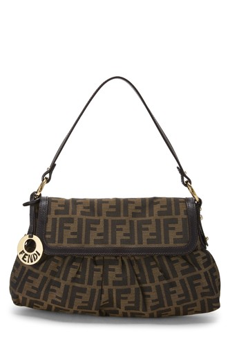 Fendi brown zucca canvas chef - brown,