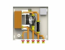 SCAMBIATORE KIT 40 PIASTRE 40KW MODULO INTERFACCIA CALDAIA CON CENTRALINA 35272