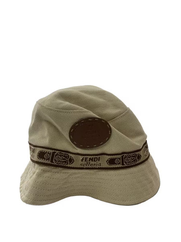 Fendi hat cotton crm plain - fendi,