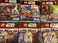 6 Lego Star Wars Magazines
