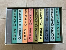 LOTTO 10 VHS REGISTRAZIONI PASSAGGI TV RENATO ZERO E CONCERTI ANNI 70/90