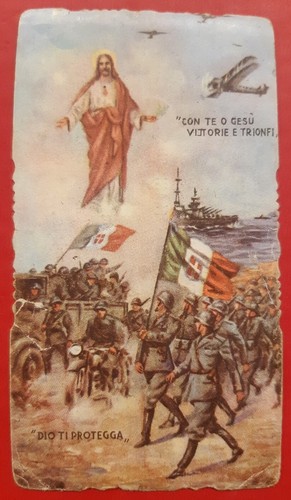 Santino militare soldato - santino, dio