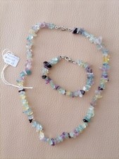 Collana fluorite e - fluorite, cm