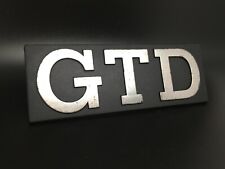 VOLKSWAGEN VW GOLF GTD LOGO SIGLA EMBLEMA FREGIO STEMMA SCRITTA TARGHETTA BADGE