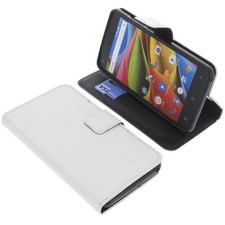 Custodia per Archos 50b Cobalt Book-Style Protettiva Cellulare Libro Bianco