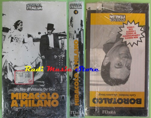 Film vhs miracolo - a, milano