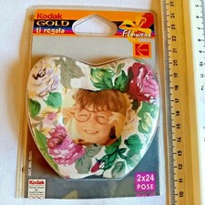 PORTAFOTO CORNICETTA A FORMA DI CUORE KODAK MAI UTILIZZATA PHOTO-FRAME