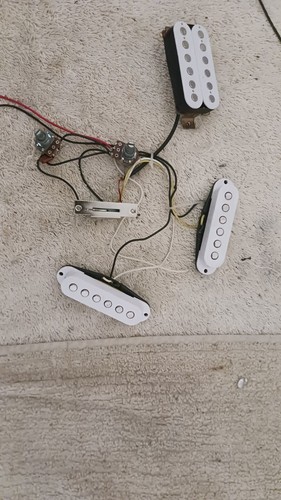 Peavey raptor hss set - set, pickup
