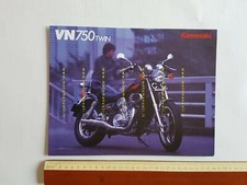 Kawasaki VN 750 TWIN depliant INGLESE originale ENGLISH