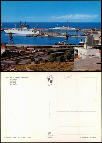 Cartolina porto torres - cartolina,