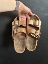 Sandali donna slide fibbia