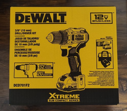 Dewalt dcd701f2 xtreme - xtreme™, 12v