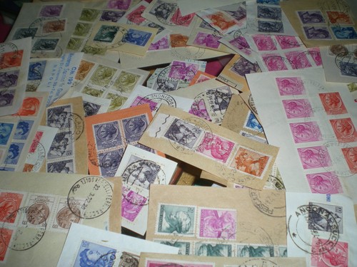 Lotto 1000 francobolli - 1000, italia