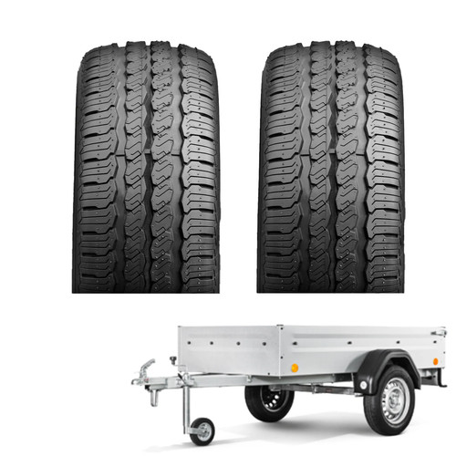 Coppia pneumatici 195 r10c - pneumatici,