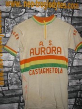 #Vintage Cycling Jersey Maglia Ciclismo Bici GS Aurora Massa  '70s Eroica